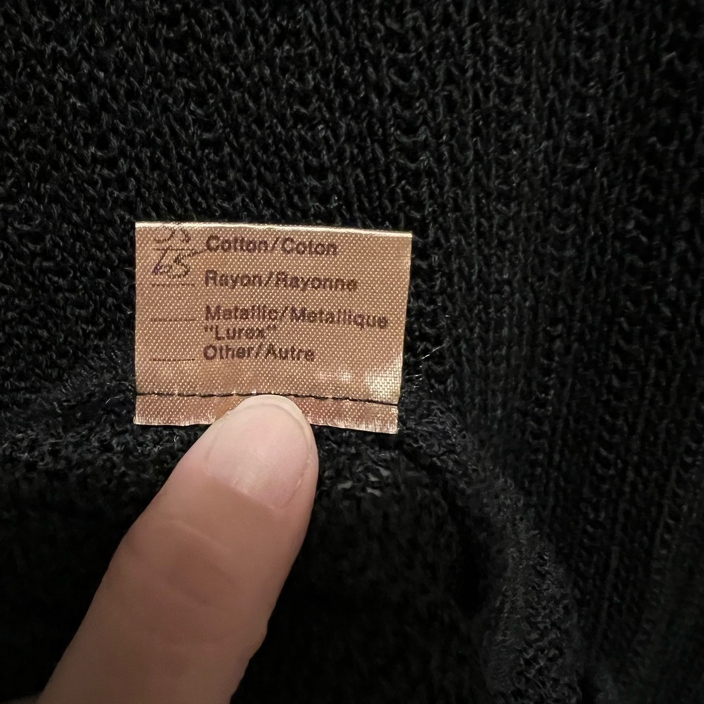 ZONDA Nellis Onyx black knit sweater - Picture 6 of 10